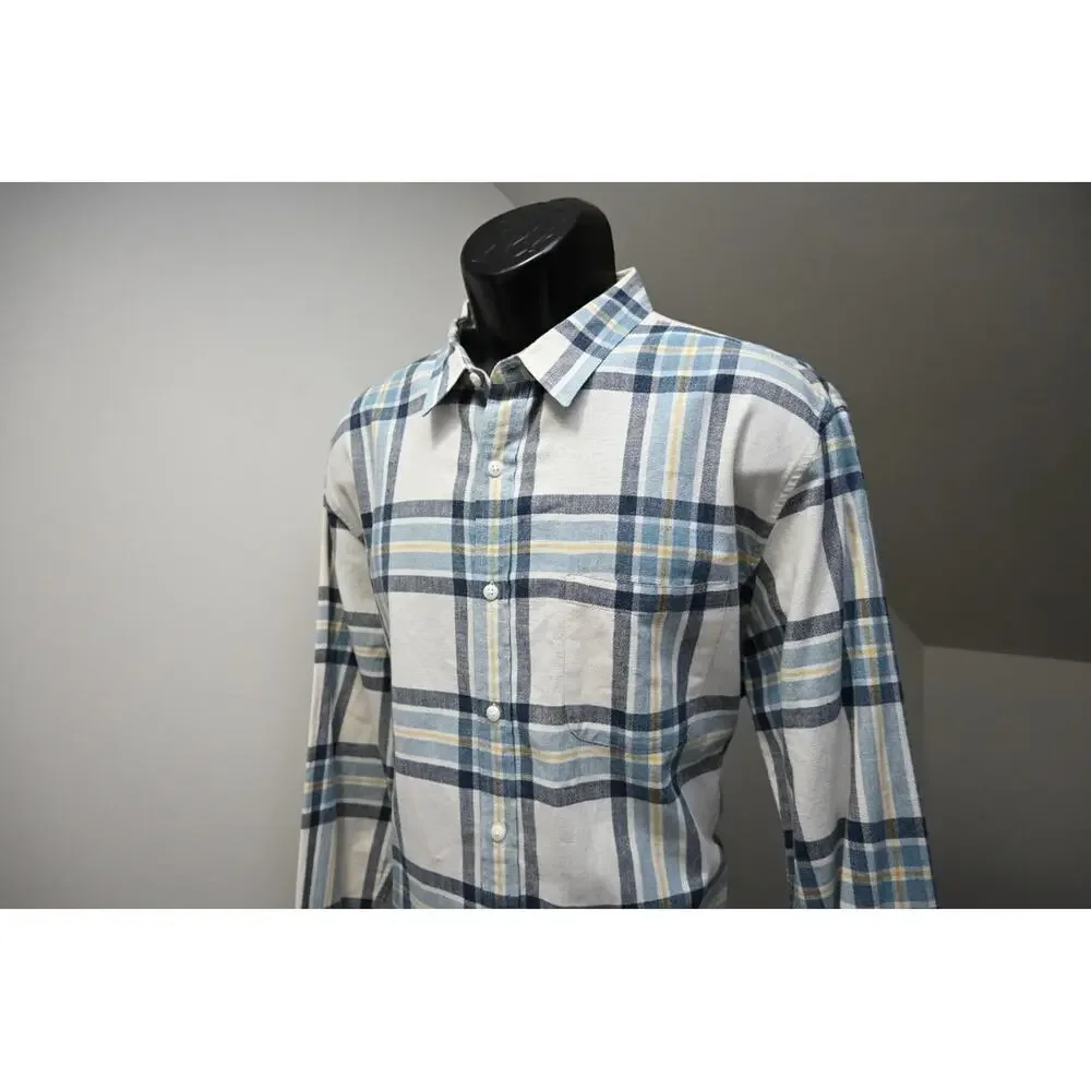J Crew Dress Shirt‎ Casual Plaid Long Sleeve Button Up Mens Size XL